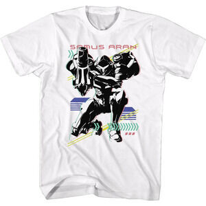 Retro Samus Aran Nintendo Tshirt